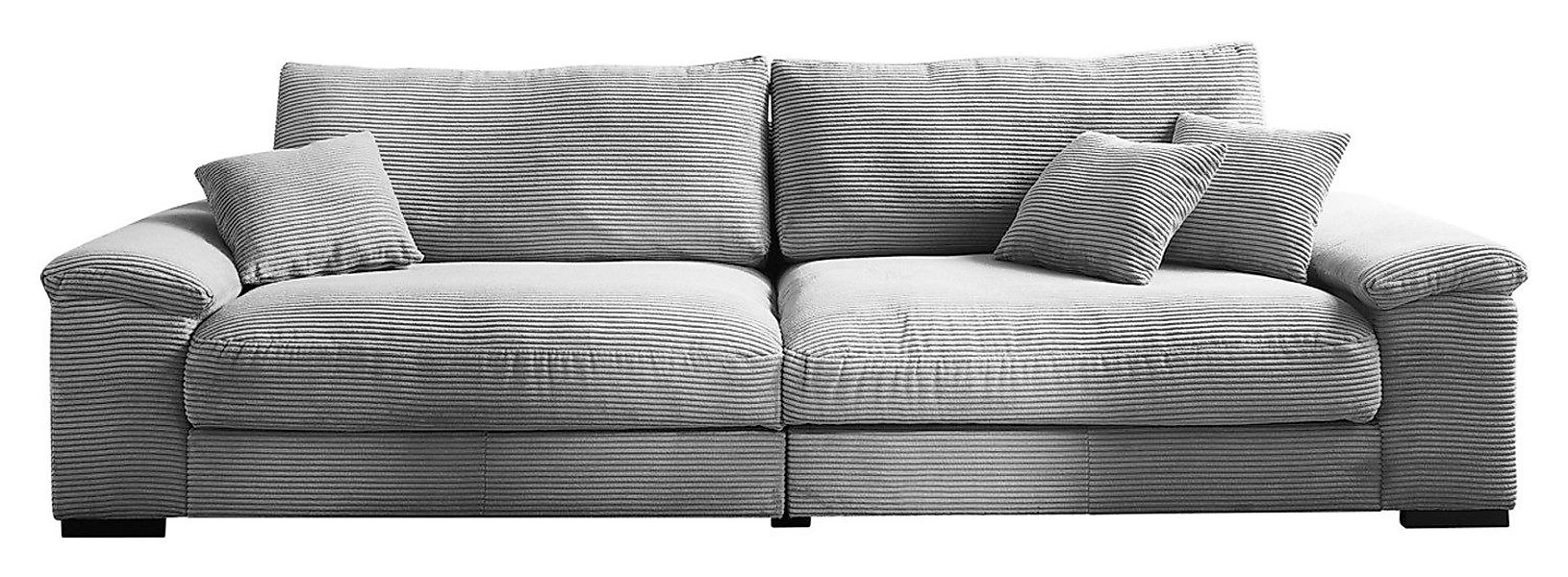Iwaniccy Big-Sofa MERLIN, Grau, Cordbezug, inkl. günstig online kaufen