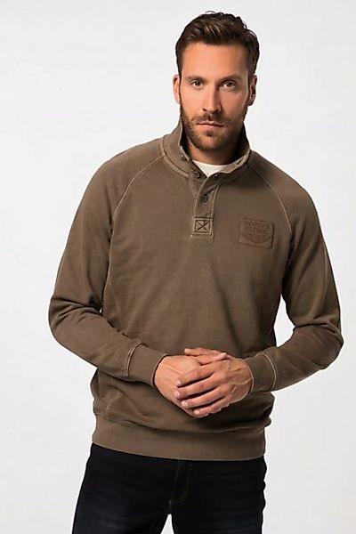 JP1880 Sweatshirt Troyer Sweat Kragen mit Zipper bis 8 XL günstig online kaufen