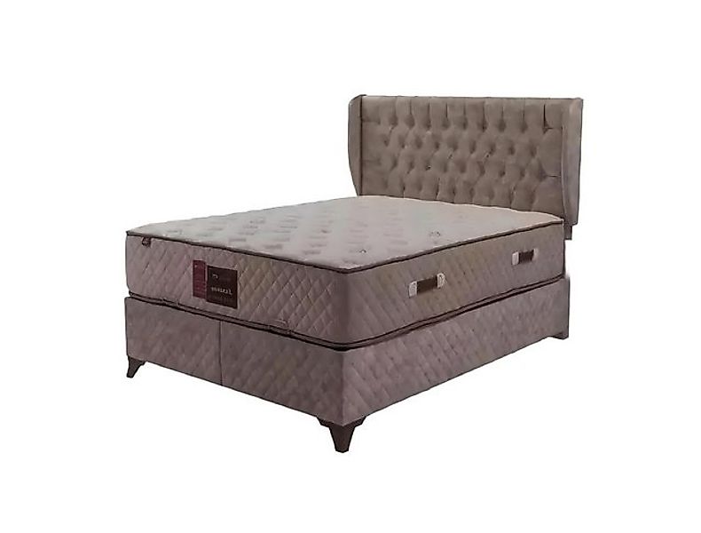 Xlmoebel Bett Chesterfield Schlafzimmerbett mit Textilbezug und Matratze (2 günstig online kaufen