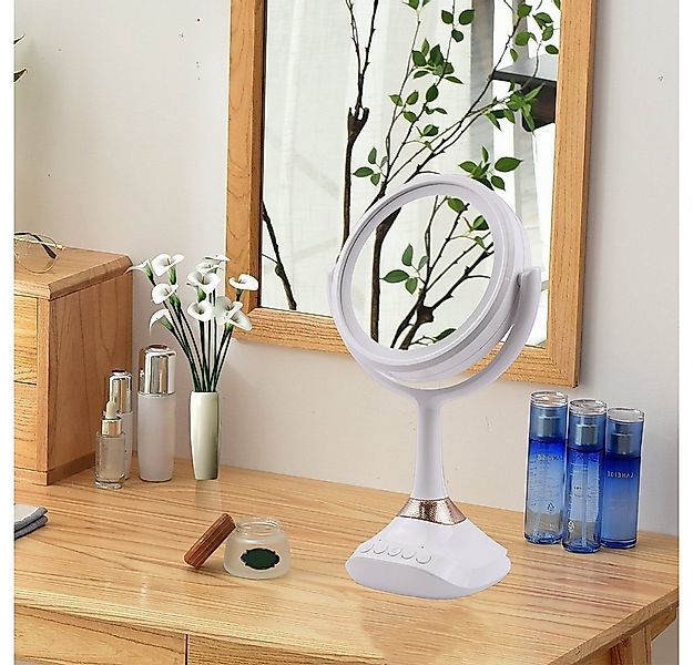 Mucola Schminkspiegel Kosmetikspiegel 1- und 5-fach Vergrößerung LED Beleuc günstig online kaufen