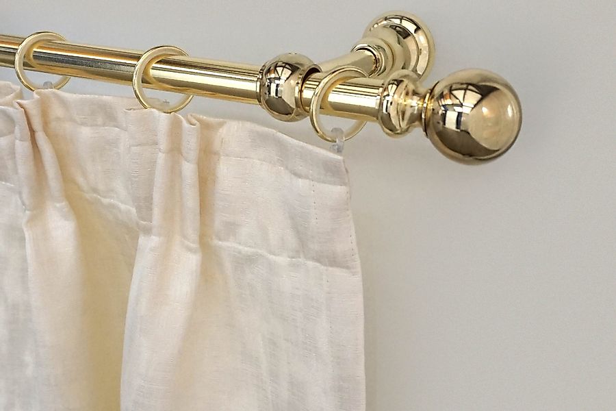 GARESA Gardinenstange "ANDREA" Ø 20 mm 1 läufig-läufig Wunschmaßlänge;Träge günstig online kaufen