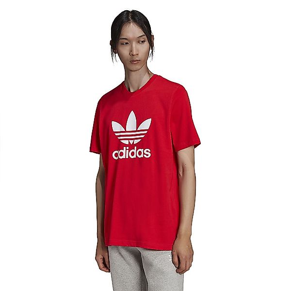 Adidas Originals Trefoil Kurzärmeliges T-shirt L Vivid Red / White günstig online kaufen