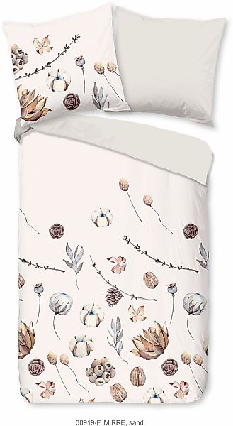 good morning Wendebettwäsche »Mirre«, Biber, 135x200, Warm, Weich, Wendeopt günstig online kaufen