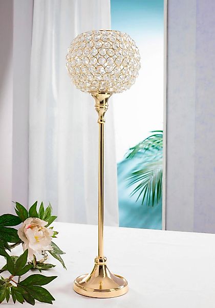 Home affaire Kerzenständer "Kristall" günstig online kaufen