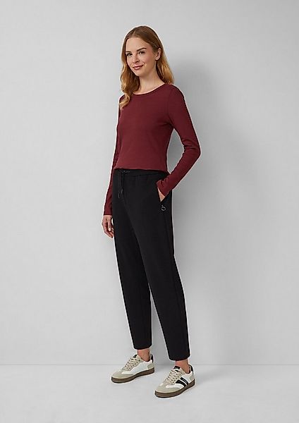 s.Oliver Chinos Hose Jogpants aus Struktur-Jersey günstig online kaufen