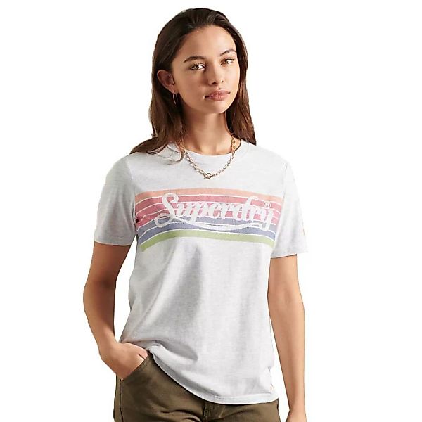 Superdry Pl Rainbow Kurzarm T-shirt L Ice Marl günstig online kaufen