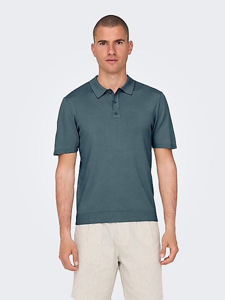 ONLY & SONS Poloshirt "ONSWYLER LIFE REG 14 SS POLO KNIT NOOS" günstig online kaufen