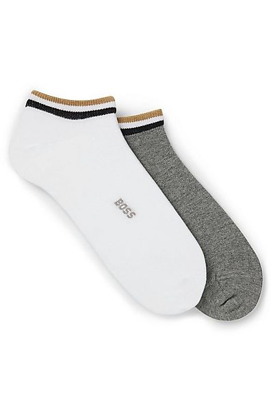 BOSS Sneakersocken 2P AS Uni stripe CC (Packung, 2er) mit geringeltem Absch günstig online kaufen