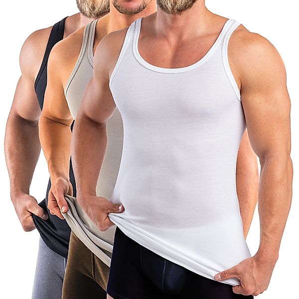 HERMKO Unterhemd 3er Pack 3000 Herren günstig online kaufen