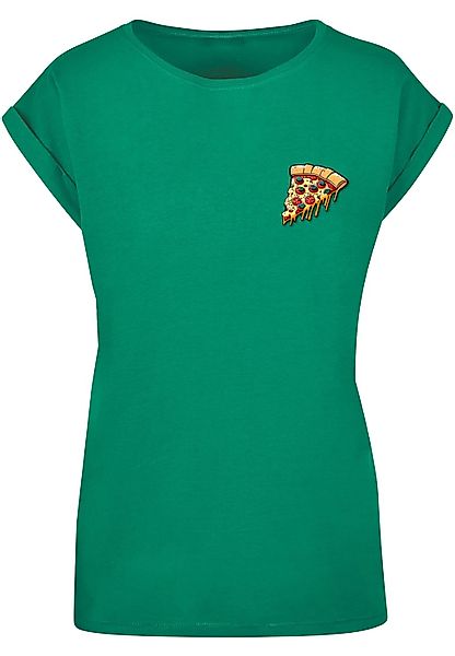 Merchcode T-Shirt "Merchcode Damen Ladies Pizza Comic Extended Shoulder Tee günstig online kaufen