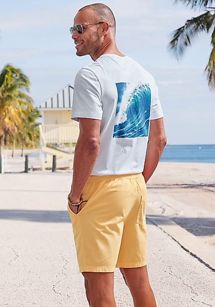 John Devin T-Shirt ", Printshirt", Kurzarmshirt mit modernem Rückenprint au günstig online kaufen