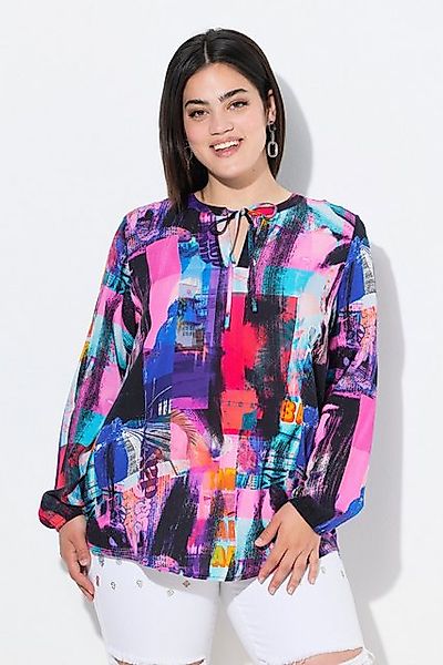Angel of Style Druckbluse Bluse A-Linie Alloverdruck günstig online kaufen