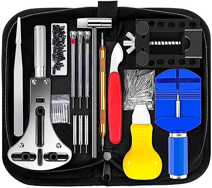 zggzerg Demontagewerkzeug Uhrenwerkzeug Set 147tlg Uhrmacherwerkzeug Uhr We günstig online kaufen