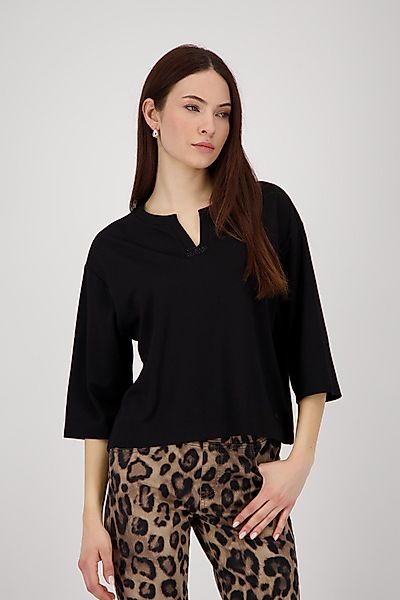 Monari Sweatshirt "Sweatshirt Schmuck Detail", Mit Rundhalsausschnitt mit S günstig online kaufen