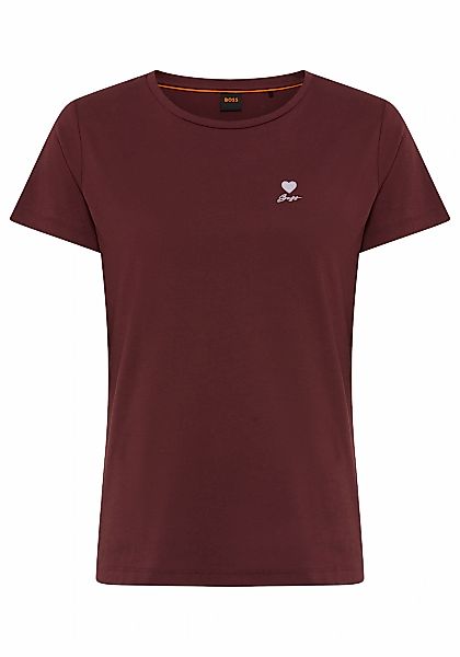 BOSS ORANGE T-Shirt "Elove Premium Damenmode" aus Baumwolle, Rundhals günstig online kaufen