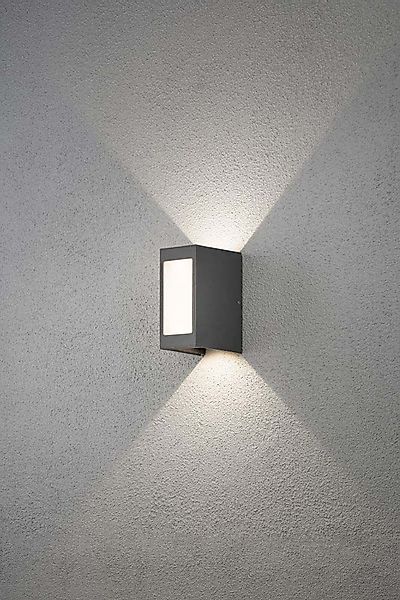 Gnosjö Konstsmide AL LED-Wandleuchte anthrazit 7992-370 günstig online kaufen
