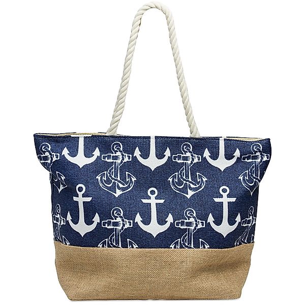 Caspar Strandtasche TS1034 Damen Strandtasche mit günstig online kaufen
