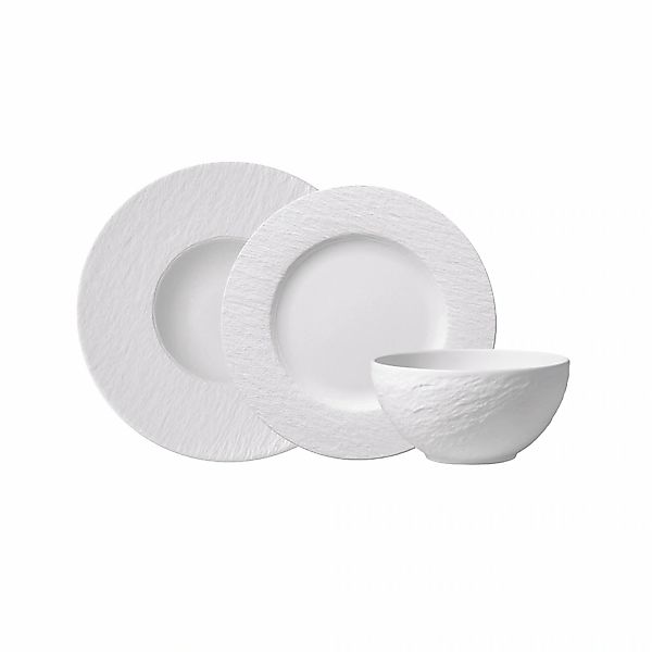 Villeroy & Boch Geschirr-Set "Manufacture Rock blanc" Made in Germany, Fine günstig online kaufen