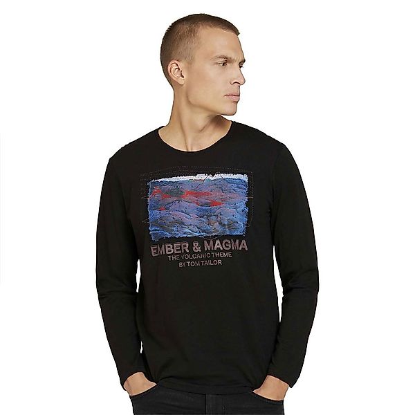 Tom Tailor 1029221 Langarm-t-shirt L Black günstig online kaufen