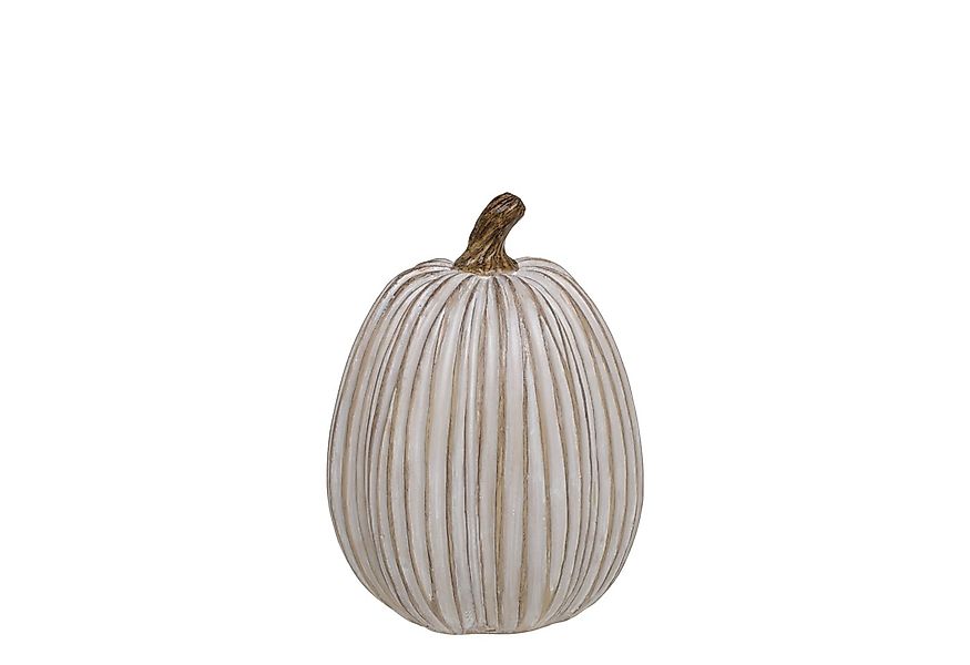 Annimuck Dekofigur Chic Antique Herbst Kürbis latte mit gold H19/D12 cm Pol günstig online kaufen