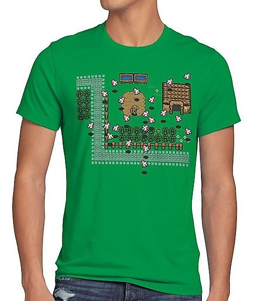 style3 T-Shirt Link Retro Gamer zelda gameboy Kult Fan Pixel Spiel Game swi günstig online kaufen