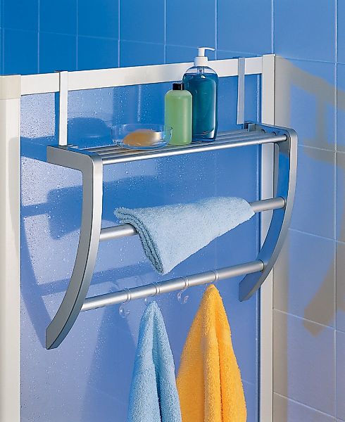 Ruco Mehrzweckregal Aluminium/Kunststoff, für Duschkabine und Heizung, Wand günstig online kaufen