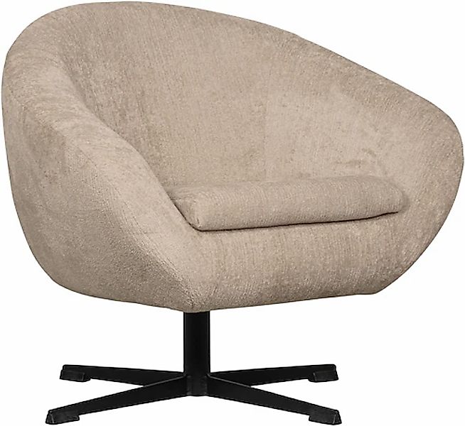 WOOOD Drehstuhl »Desert«, aus robusten Design, gepolstert, kugelförmige Sit günstig online kaufen