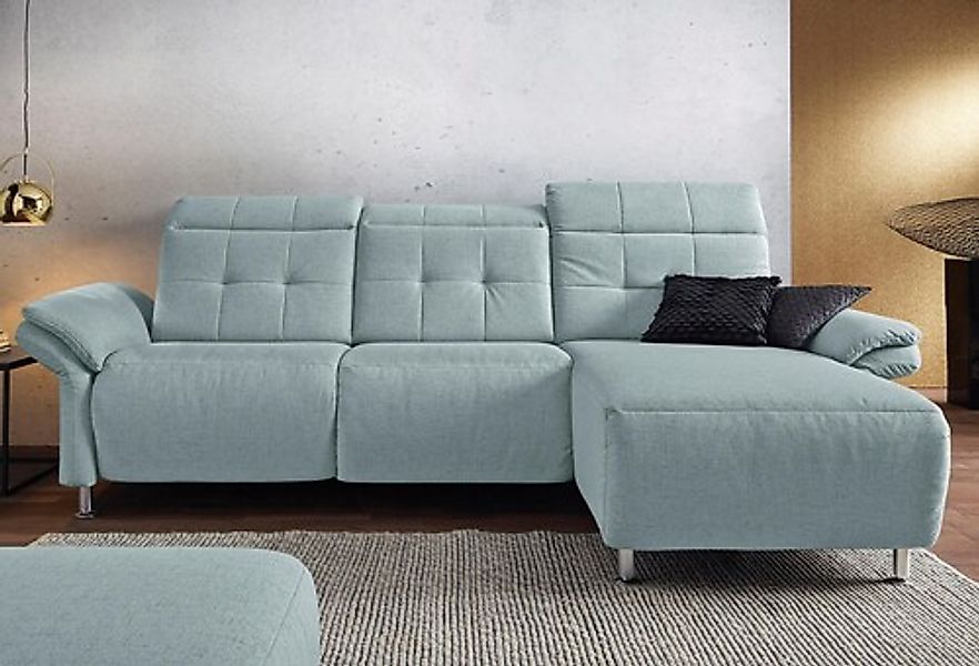 Home affaire Ecksofa »Manhattan L-Form« 2 Sitze mit elektrischer Relaxfunkt günstig online kaufen