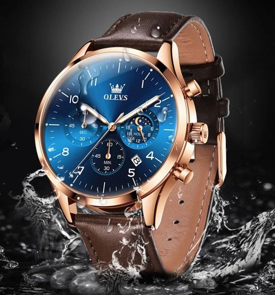 OLEVS Quarzuhr OLEVS 2882 Herrenuhr Chronograph günstig online kaufen