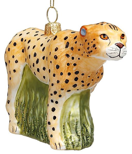SIKORA Weihnachtsbaumkugel Gepard Besondere Weihnachtskugel Glas Figur Anhä günstig online kaufen