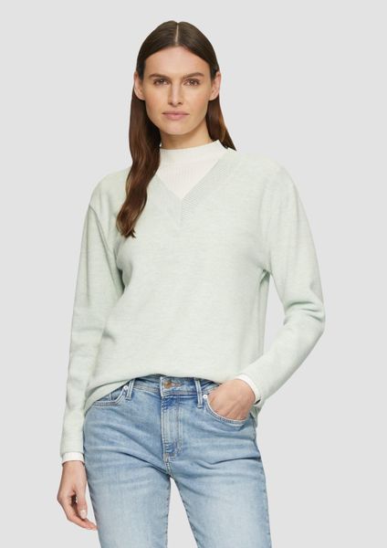 s.Oliver Sweatshirt Sweatshirt Weiches Sweatshirt mit günstig online kaufen