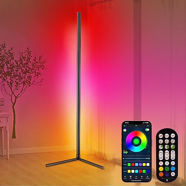 LMaxhome LED Stehlampe Smart RGB Stehleuchte günstig online kaufen
