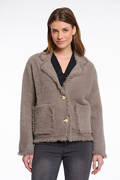 Rino & Pelle Bouclèjacke mit Revers günstig online kaufen