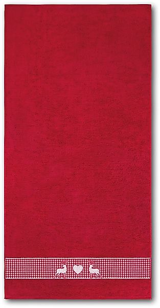 Dyckhoff Duschtuch "Oktoberfest" Made in Germany (2 Handtücher, 1 Duschtuch günstig online kaufen