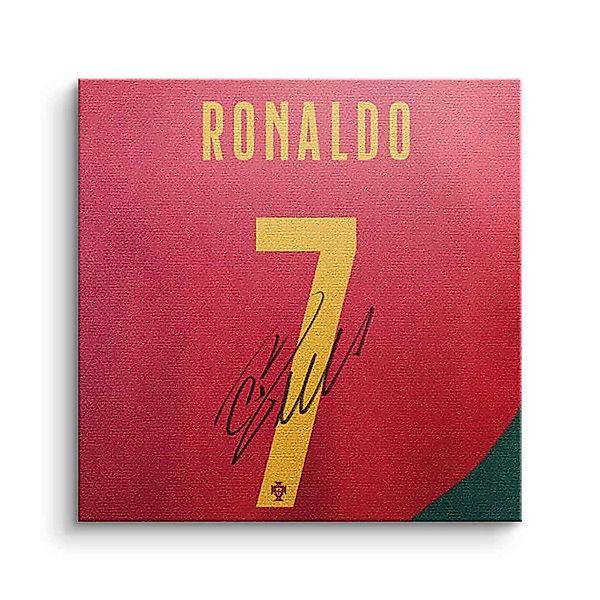 DOTCOMCANVAS® Leinwandbild Ronaldo - Quadrat Edition, günstig online kaufen