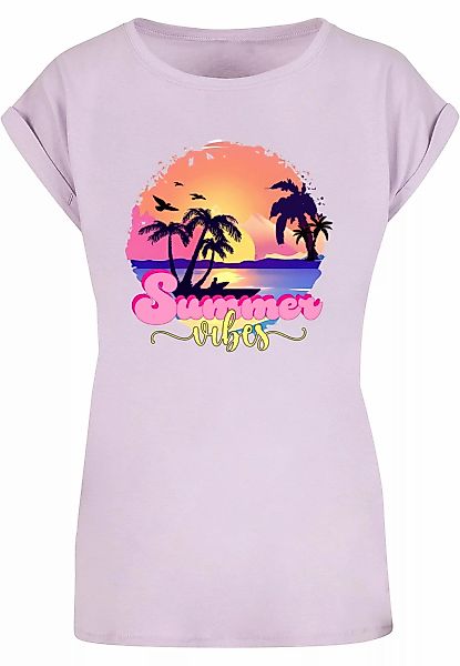 Merchcode T-Shirt "Merchcode Damen Ladies Summer Vibes Sunset Extended Shou günstig online kaufen