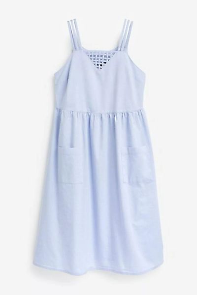 Next Sommerkleid Gesmoktes Sommerkleid mit Riemchendesign (1-tlg) günstig online kaufen