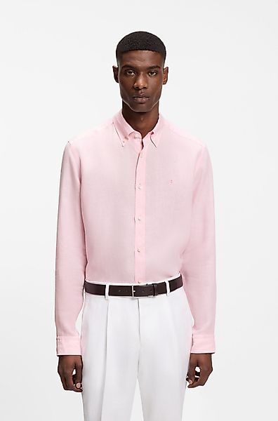 BOSS Leinenhemd "LIAM" mit Button-Down-Kragen, regular fit günstig online kaufen