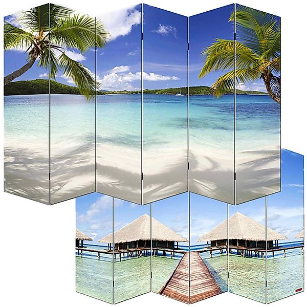 MCW Foto-Paravent Bagheria 180x240cm Strand günstig online kaufen