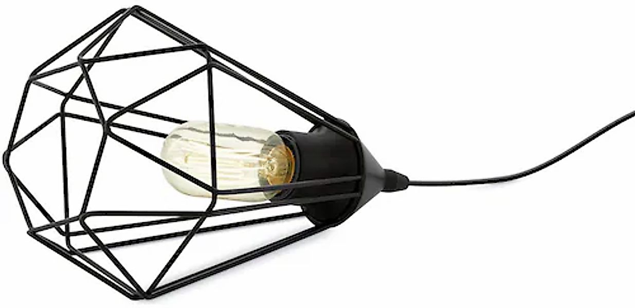 EGLO Tischleuchte »TARBES« E27 1 Stk. Nachttischlampe, Esszimmer, Flur, Dra günstig online kaufen