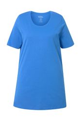 Ulla Popken Longshirt Longshirt A-Linie Rundhalsausschnitt günstig online kaufen