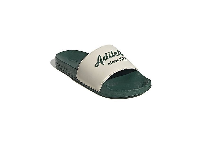 adidas Performance Adilette Shower (Adilette Schriftzug) grün/weiss Herren günstig online kaufen