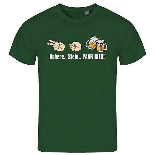 deinshirt Print-Shirt Herren T-Shirt Schere Stein günstig online kaufen