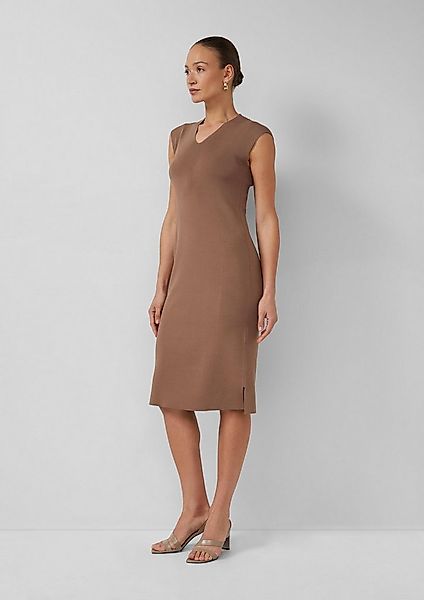 s.Oliver Midikleid Kleid Midikleid aus Viskosemix mit V-Ausschnitt günstig online kaufen