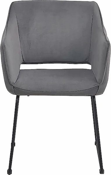 TOM TAILOR HOME Schalenstuhl »T-VELVET ARMCHAIR« (Set) 2 Stk. Samtstoff STC günstig online kaufen