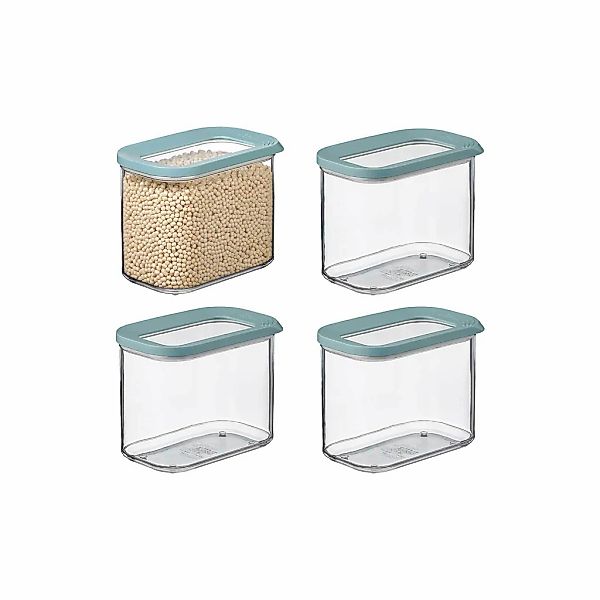 Mepal Vorratsdose "Vorratsdosen Modula 1000 ml 4er Set" 4 Stk. tlg. günstig online kaufen