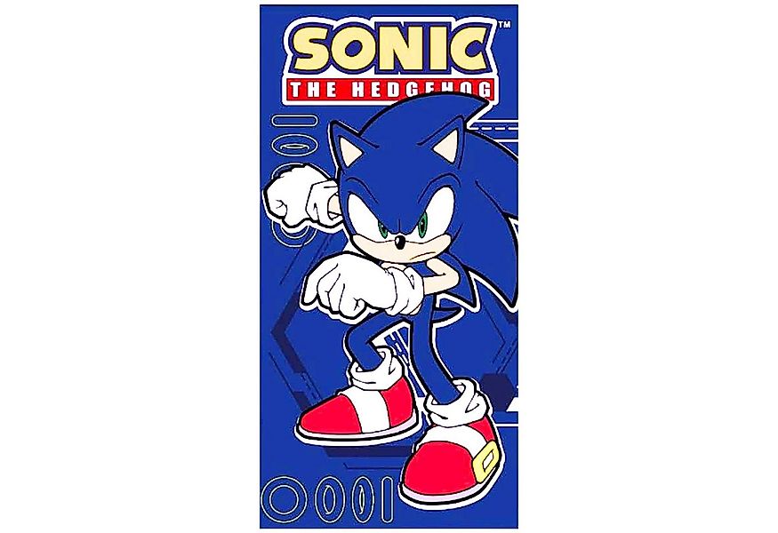 Sonic SEGA Badetuch, Mikrofaser, Kinder Strandtuch 70 x 140 cm schnelltrock günstig online kaufen