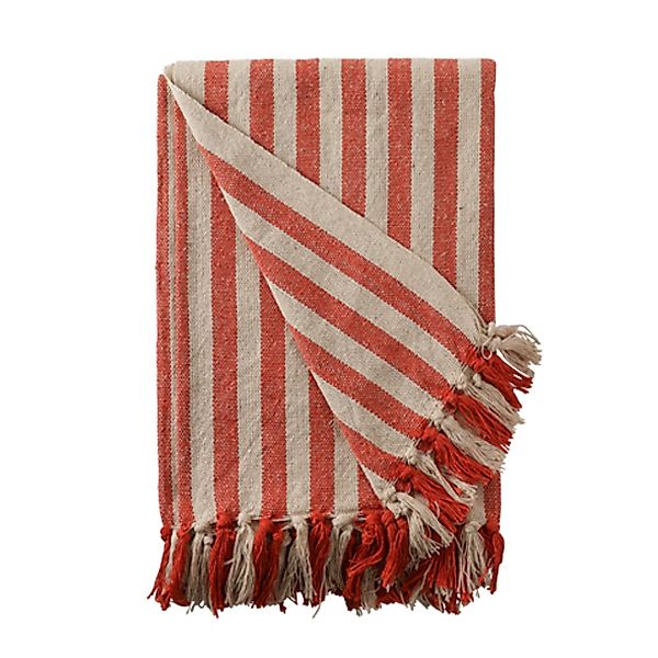 Wohndecke Decke Überwurf Gestreift 100% Baumwolle günstig online kaufen