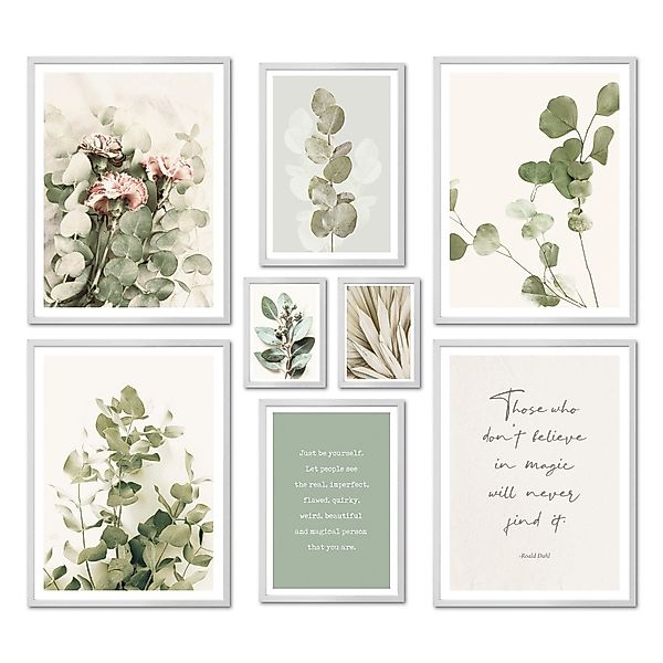 ARTFAVES Bilder-Collage Poster Set - EUCALYPTUS günstig online kaufen