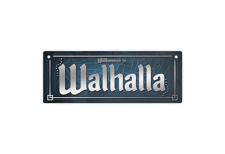 speecheese Metallschild Wikinger Metallschild im nordischen Stil mit Spruch günstig online kaufen